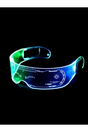 LED-beleuchtete Brille in 7 Farben für Halloween-Partys - 4