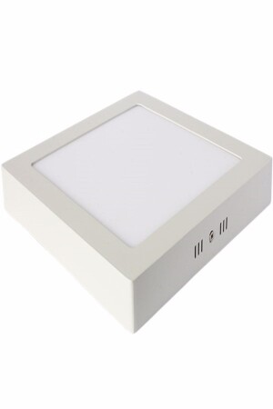 LED-Deckenleuchte für WC, Speisekammer, Büro, 24 W, quadratische Leuchte, Aufbauleuchte, 2700 K gelbes Licht, 220 V (Plug and Play) KDRPNL0017 - 7