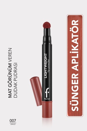 Leichter, matter Lippenpuder (Pfirsich) – Leichter Lippenpuder – 007 Grace – 8682536007498 - 1