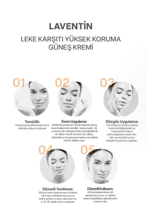 Leke Karşıtı - Aydınlatıcı ve Nemlendirici Yüksek Koruyucu Spf-50 Yüz ve Vücut Güneş Kremi 50 Ml - 8