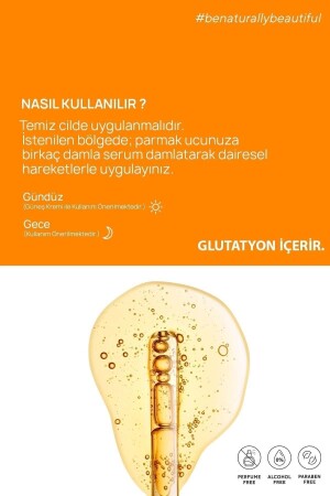 Leke Karşıtı Aydınlatıcı Vitamin C Serum Glutatyon- Ferulic Asit- %20 Ascorbic Asit 30 ml - 8