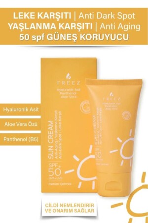 Leke Ve Yaşlanma Karşıtı 50 Spf Koruyucu Güneş Kremi 50 FRZ-K-006 - 1