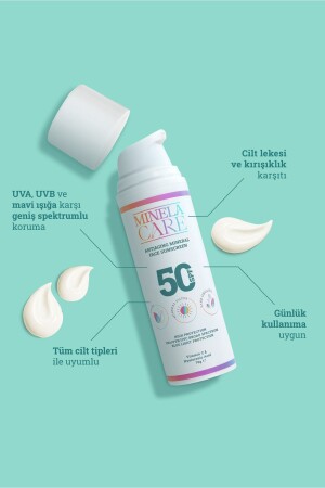 Leke Ve Yaşlanma Karşıtı Vitamin C Organik Mineral Filtreli Yüz Güneş Kremi Spf 50 70gr - 5