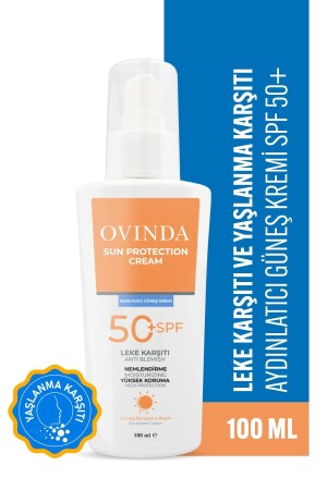 Leke Ve Yaşlanma Karşıtı Yüksek Koruyucu Spf 50 Güneş Kremi 100 ml 8680052707083 - 2