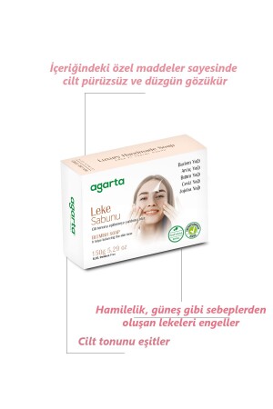 Lekeli Ciltler Için Üretilmiş Özel El Yapımı Doğal Sabun 150 gr - 4