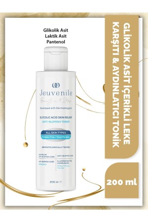 Glikolik Asit İçerikli Tonik - Leke Karşıtı, Aydınlatıcı (Glycolic Acid, Panthenol, Lactic Acid) 8682397030338 - 2