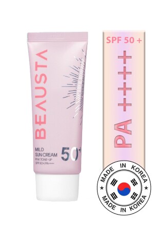 Lekeli Ve Yağlı Ciltler Ton Eşitleyici Mild Sun Pink Tone-up Güneş Kremi Spf50 -pa 50 ml TYCUVA8WON168721063605711 - 1