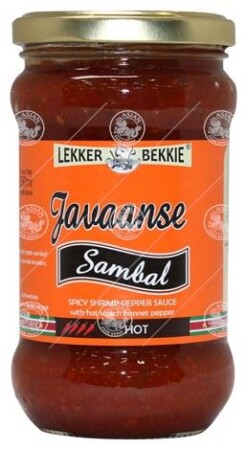 LEKKER BEKKIE JAVAANSE SAMBAL 6X290ML - 1