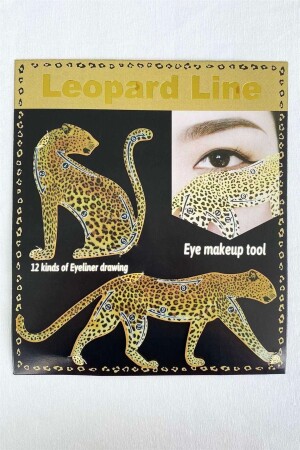 Leopard Liner Kolay Eyeliner Çekme Sürme Eyeliner Şablonu - 4