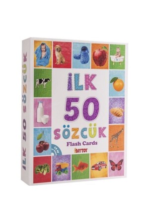 Lernset mit 4 Stück (Erste 50 Wörter + Erste 50 Tiere + Erste 50 Gemüse und Früchte + Erste Intelligenzkarten meines Babys 4luı7275q1 - 10