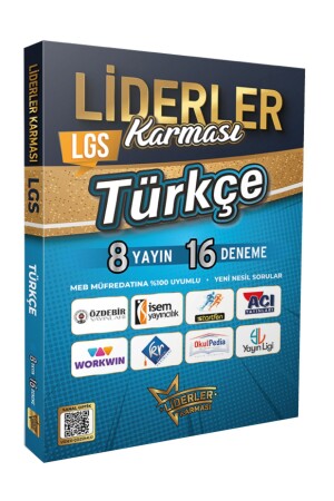 Liderler Karması 2024 Model 8.Sınıf LGS 8 Yayın Evinden 16 Türkçe Branş Deneme - 2