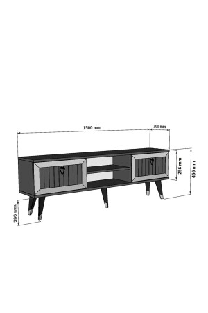 Lidya Tv Stand Antrasit-gümüş LİDYA - 9