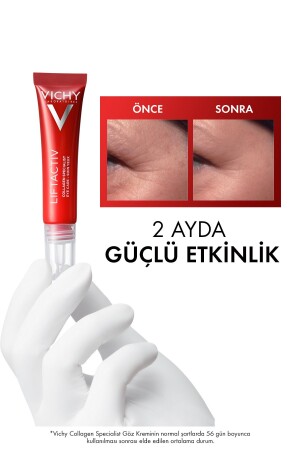 Liftactiv Collagen Specialist Yaşlanma Belirtilerine Karşı Göz Bakım Kremi - 5