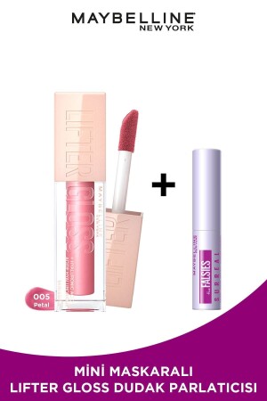 Lifter Gloss Feuchtigkeitsspendender Lipgloss – 005 Petal & Mini Falsies Surreal Mascara 4. 7 ml - 3