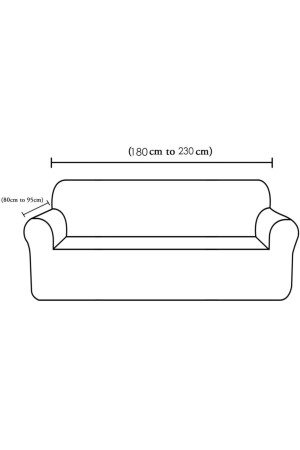 Likrali Streç Lastikli Esnek Yikanabilir Kare Desen Üç Kişilik Kotuk Örtüsü Koltuk Kılıfı - 6
