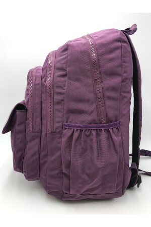 Lila, ultraleichter, wasserdichter Rucksack mit mehreren Taschen (Laptop, Notebook, Schule, Sport, Reisen) 571-3-8A - 5