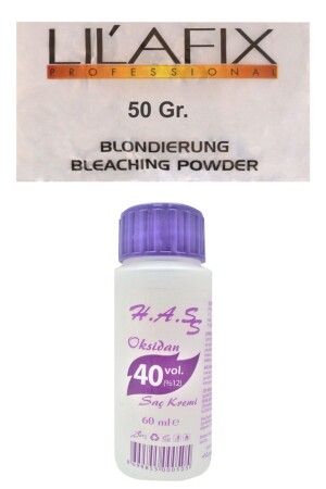 Lilafix Pulver-Haaraufheller Oryal 50 Gr. H. A. SS Oxidationsmittel 40 Volumen 60 ml. (1 n. Chr. ) - 3