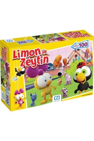 Limon ile Zeytin Puzzle 100 Parça Ca.505084 - 3