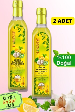 Limon Sarımsak Maydanoz Kürü 500 Ml X 2 Adet Cam Şişe - 2