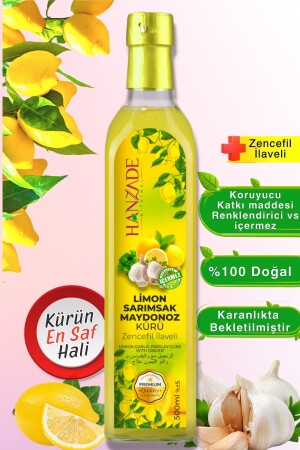 Limon Sarımsak Maydanoz Kürü 500 Ml X 2 Adet Cam Şişe - 5