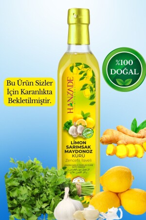 Limon Sarımsak Maydanoz Kürü 500 Ml X 2 Adet Cam Şişe - 6