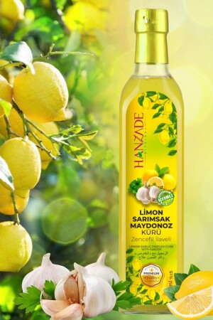 Limon Sarımsak Maydanoz Kürü 500 Ml X 2 Adet Cam Şişe - 8