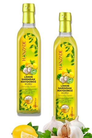 Limon Sarımsak Maydanoz Kürü 500 Ml X 2 Adet Cam Şişe - 9