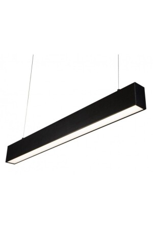 Linear 120 cm 3000 K Tageslicht 38 W schwarzes Gehäuse + Hängehalterung (2 Meter) AK-2 - 2