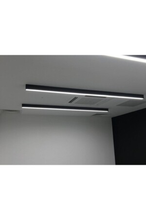 Linear 120 cm 6500 K weißes Licht 38 W schwarzes Gehäuse AK-12 - 5