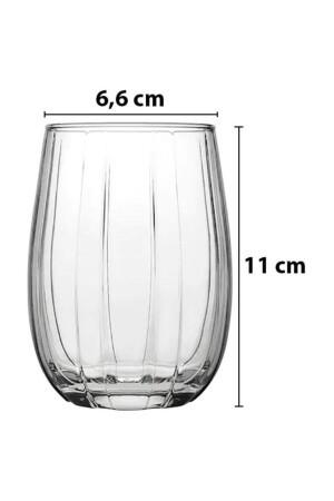 Linka 18-teiliges Wasser-Erfrischungsgetränk-Kaffeeglas-Set Fma07089 PAŞABAHÇELINKA - 5