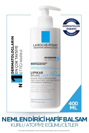 Lipikar Baume Light Ap+ M 400 ml 3337875803786 - 3