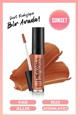 Liquid Illuminator Illuminating Blush 3 In 1 – Sonnenuntergang - 2