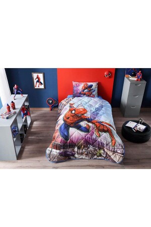 Lisanslı Tek Kişilik Yorgan Seti Spiderman 60185854 - 1