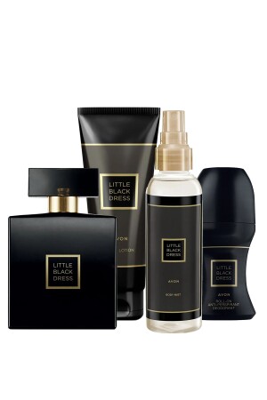 Little Black Dress Damen-Parfüm-Lotion-Rollon und Körperspray-Set - 3