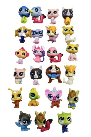 Littlest Pets Shop LPS Minis 10 Stück Mehrere Spielzeuge Mini 24lülps - 1