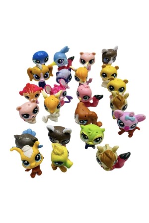 Littlest Pets Shop LPS Minis 10 Stück Mehrere Spielzeuge Mini 24lülps - 3