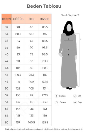 Liva Abaya mit Steinärmeln – Schwarz - 5