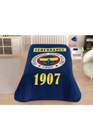 Lizenzierte Einzeldecke Fenerbahçe Classic Logo P13909S2796 - 3