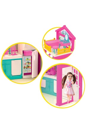 Lola'nın 3 Katlı Evi - Ev Oyuncak - Lola'nın 3 Katlı Ev Seti - Barbie Ev Seti - 5