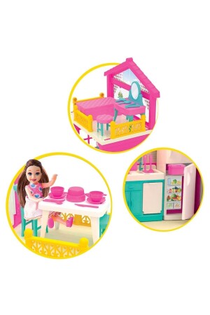 Lola's House of Dreams Barbie Chelsea Puppe Spieltraumhaus-Set mit Zubehör, 3 Etagen, 3 Zimmer, Balkon - 5