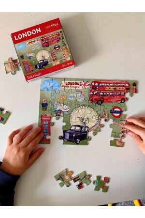 London Mini Puzzle 40 Parça 4 Yaş - 6