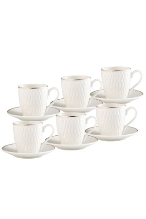 Lora Set mit 6 Kaffeetassen 90 ml - 7