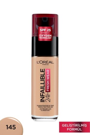 L'oréal L'oréal Paris Infaillible 32h Fresh Wear C Vitaminli Fondöten - 145 Rose Beige - 1