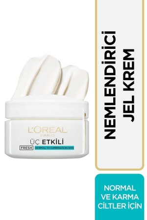 L'oréal Paris 3 Etkili Günlük Bakım Kremi Normal Ve Karma Ciltler 50ml 3600521325292 - 1