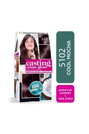 L'oréal Paris Casting Crème Gloss Saç Boyası - 5102 Cool Mocha - 3