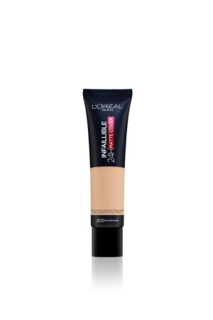 L'oréal Paris Infaillible 24h Matte Cover Yüksek Kapatıcı Fondöten - 200 Golden Sand - 1