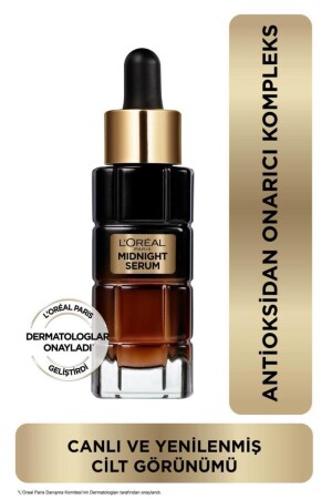 L'oréal Paris Midnight Serum Cilt Yenileme & Cilt Görünümü Canlandırma Etkili- 30 Ml 3600524057572 - 3