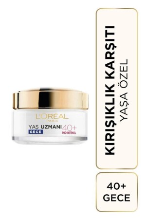 L'oréal Paris Yaş Uzmanı 40- Kırışıklık Karşıtı Sıkılaştırıcı Gece Kremi 50ml 3600524042622 - 4