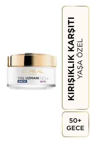 L'oréal Paris Yaş Uzmanı 50- Kırışıklık Karşıtı Yenileyici Gece Kremi 50ml 3600524042615 - 4