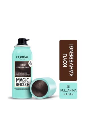 L'Oreal Magic Retouch Beyazlar İçin Kapatıcı Sprey Koyu Kahverengi 75 Ml - 3